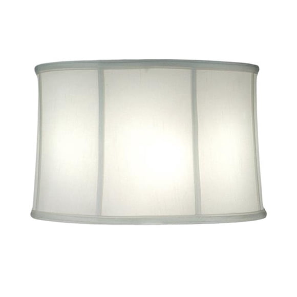 Stiffel ST3 15 x 16 x 10 in. Softback Drum Lamp Shade, Off White Camelot