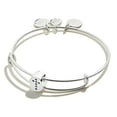 thumbnail image 2 of Alex and Ani Pave Cross Symbol Bead Bangle Bracelet Shiny Silver One Size, 2 of 2
