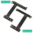 thumbnail image 3 of 3X M.2 NGFF Key M to PCI-E 16x Graphics Card Riser Adapter Card,Nvme to PCI-Express 16X Extension Cable(Right Direction), 3 of 6