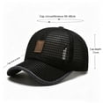 thumbnail image 3 of Breathable Mesh Running Baseball Cap for Men Women Full Ventilation Summer Hat, 3 of 8