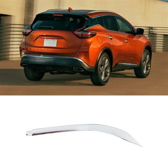 Rear Right Side Bumper Chrome Molding Trim For Nissan Murano 2015-2020