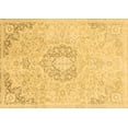 thumbnail image 1 of Ahgly Company Indoor Rectangle Abstract Brown Modern Area Rugs, 2' x 4', 1 of 4