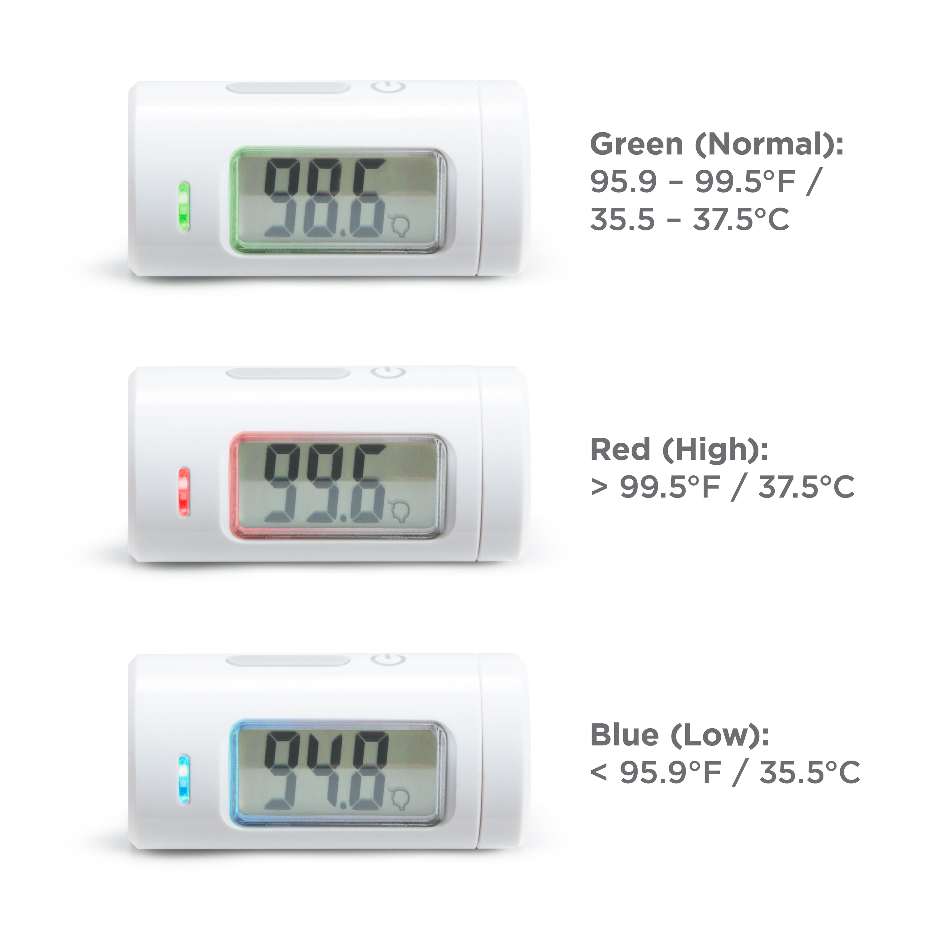 Munchkin® Mini Infrared No-Touch Forehead Thermometer for Baby, Kids & Adults, Includes Travel Case
