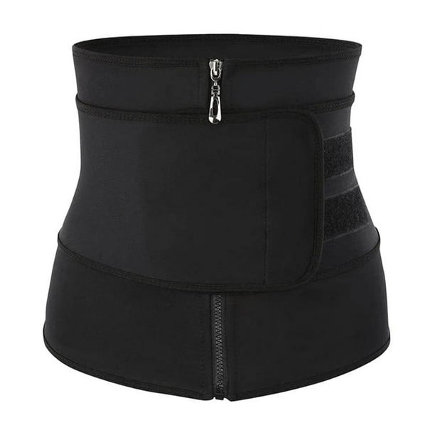 Faja moldeadora de cintura con cremallera para mujer, corsé moldeador de belleza, corsé deportivo, soporte de cintura.