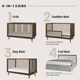 thumbnail image 4 of Child Craft 4-in-1 Convertible Crib, Kids, One Size, Brown, 4 of 8