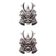 thumbnail image 1 of 2 Piezas 3D Samurai SUV Coche Maletero Portátiles Japón Calcomanía Soledad japonés pegatinas, 1 of 9