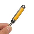thumbnail image 3 of YVE 2 Pièces Haut et Bas Roulement Garniture de Chasse d'Eau Routeur Bit Ensemble, 1/4 Pouce Modèle de Tige Découper des Bits Routeur avec Guide de Roulement Outil de Fraisage de Travail du Bois - Hauteur de Coupe 1 "et 1-1/2"-0625, 3 of 5