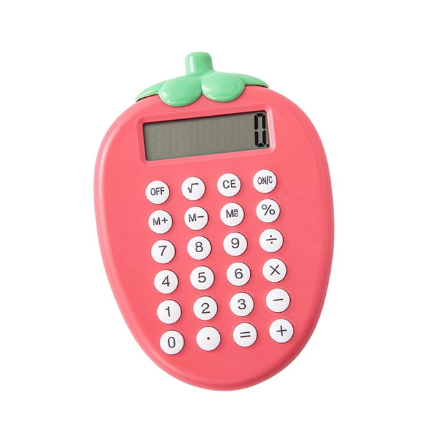 Calculadora pequeña CUTICAT Calculadora Mecánica Tamaño de Bolsillo Forma de fresa