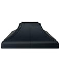 thumbnail image 2 of Interlocking Post Cover Skirt Shoe for 1X1 Inch Post with 3.5X3.5 Inches Base Mounting Plate - Fast Install on Feet of Porch, Stair Handrail, Railing, Fence (1-Pack, White), 2 of 9