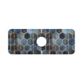 thumbnail image 7 of Yayeee Faucet Mat for Kitchen Sink 14.7" Diatomite Long Splash Guard Pad, Elegant Hexagon Pattern, 7 of 7