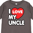 thumbnail image 4 of Inktastic I Love My Uncle Boys or Girls Long Sleeve Toddler T-Shirt, 4 of 5