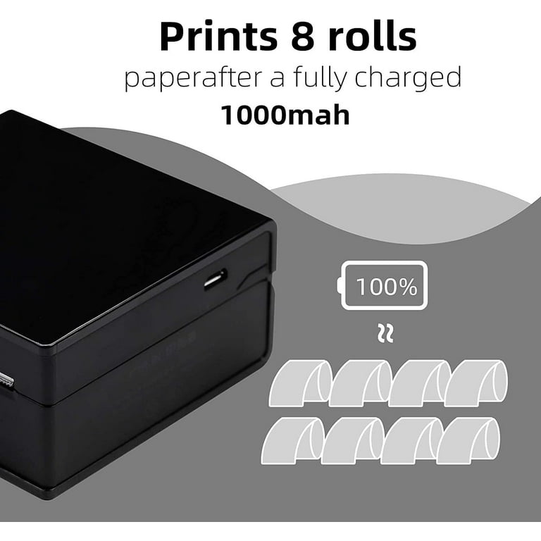 Phomemo M02 Bluetooth Pocket Printer, Mini Thermal Sticker Machine