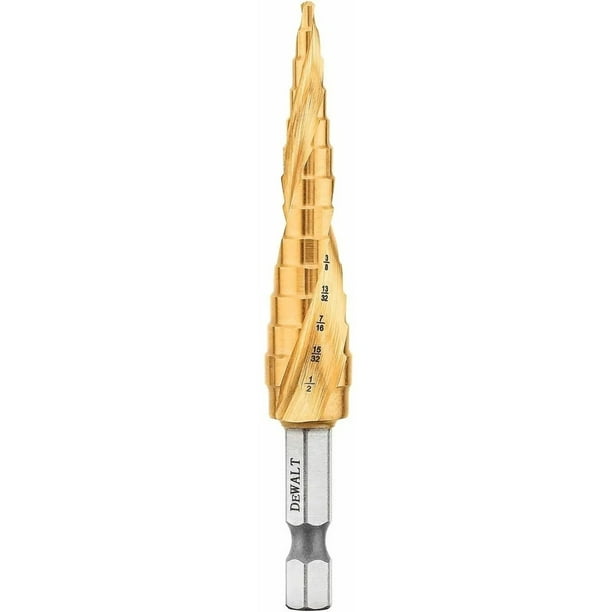 Broca Escalonada de Impacto DeWalt DWA1783IR 1/8-1/2