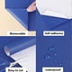 thumbnail image 5 of Papel tapiz impermeable de color sólido, autoadhesivo, para habitación, armario, cocina, muebles, adhesivo de pared mate, ancho personalizable, 5 of 5