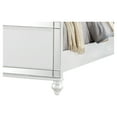 thumbnail image 4 of Sterling Queen Size Upholstered LED Bed made with wood in White Color, 4 of 5