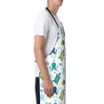 thumbnail image 3 of Picia Cartoon Sea Creatures Waterproof Apron for Unisex Adult - Adjustable Bib Apron with Pockets, Ideal for Cooking, Gardening, Painting, and Household Chores, 3 of 9