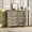 Gray, variant on 9-Drawer Dresser for Bedroom, 47" Wide Dressers Wood Vintage Chest of Drawers with Natural Texture and Vintage Gold Floral Handles, Farmhouse Storage Organizer for Living Room, Hallway Entryway