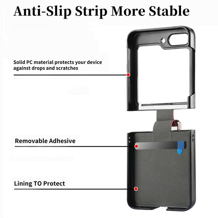 PUNVIT Snug Fit Bag & Case for Samsung Flip 5 (2023)