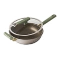 thumbnail image 3 of Elodie Frying Pan Skillet Boiling Multifunctional Kitchen Tool Deep Frying Nonstick Wok 34cm, 3 of 8