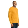 thumbnail image 4 of Port & Company Long Sleeve 50/50 Cotton/Poly T-Shirt, 2XL, Gold, 4 of 6