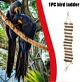 thumbnail image 1 of Waiimak Parrot Log Suspension With Leather Ladder Soft Toy Original Block Splicing, 1 of 5