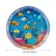 thumbnail image 1 of Summer Ready: Inflatable Thickened PVC Water Play Mat for Toddlers' Crawling & Cognitive Development - Interactive Toy for Kids, Cats & Dogs with Tropical Fish Design & Air Pump (95cm), 1 of 6