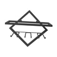 thumbnail image 2 of Estante de pared para almacenamiento de vinos Negro, 2 of 9