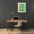 thumbnail image 3 of Ritter, Gina 15x18 White Modern Wood Framed Museum Art Print Titled - Melting Colors and Gold I, 3 of 4