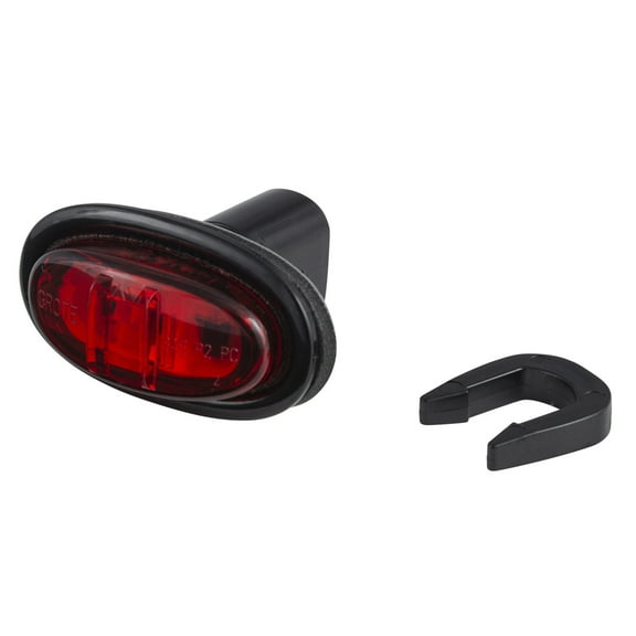 Grote 45302 MicroNova LED Clearance Marker Light with Hardshell - Red
