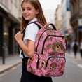 thumbnail image 3 of KUIFORTI Dog Flower Kids School Backpack for Elementary School Students Waterproof Boys Book Bags with Laptop Compartment Comfortable Bookbags, 3 of 7