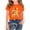 A-Orange, variant on Virmaxy School Season Printed Round Neck Short Sleeve T-shirt Shirt 100th Day Celebration Shirt for Classroom Events and School Activities, for 3-14 Years