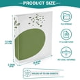 thumbnail image 5 of Minimalist Greenery 12.4x10.6in PVC Round Ring Binder, D-Ring 3-Hole, Metal Clip, 200 Sheets, 5 of 10