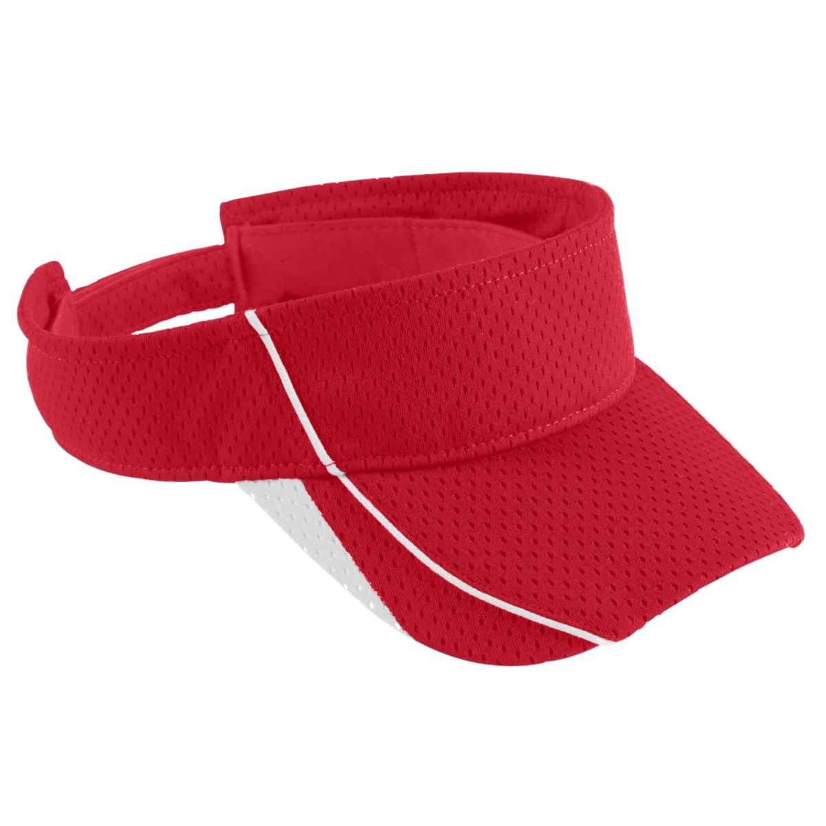 6285 Force Visor RED/WHITE OS - Walmart.com