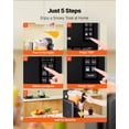 thumbnail image 5 of Slushie Machine, 2.6L/88oz No Ice Needed Slushy Machine for Home, Frozen Drink Maker with 5 Preset Programs, Margarita Machine with Self-Cleaning, Frozen Margaritas, Frappés, Milkshake & More, 5 of 6