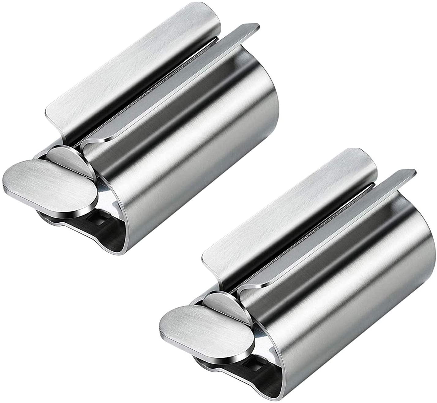 2 PACK TOOTHPASTE TUBE SQUEEZERS STAINLESS STEEL ! 