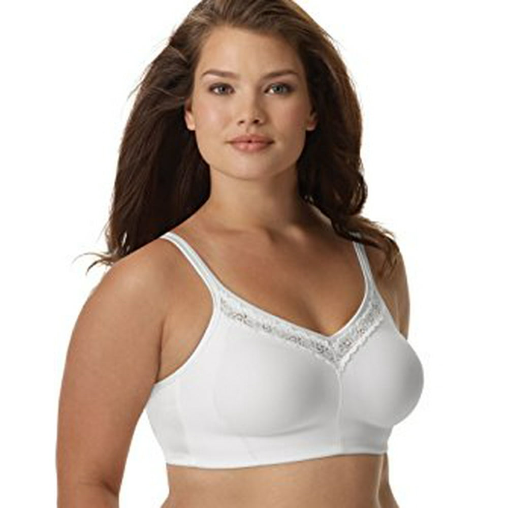 Just My Size Women's Side & Back Smoothing Wire Free Bra Walmart