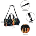thumbnail image 5 of Hippocampus Multi-Functional Bag, Ideal for Yoga, Basketball, Swim, and Soccer. 17.7 Inches, Interior Zipper Pocket, Large Capacity, 5 of 6