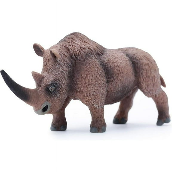 Ancient Creatures Rhino Animal, Woolly Rhinoceros Animal Toys, Educational Props Party Like Cake Toppers Decorative Toys