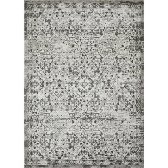 Loomaknoti Rhane Alreka 9' x 12' Ivory Oriental Indoor Area Rug