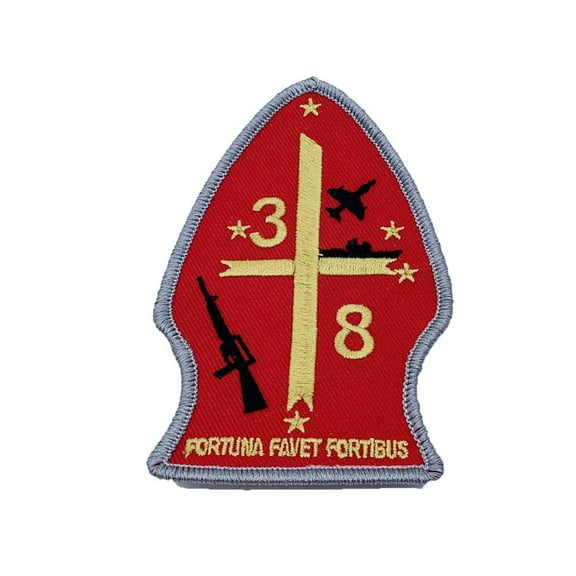 3rd Bn 8th Marines Patch – Plastic Backing / Sew On, 4