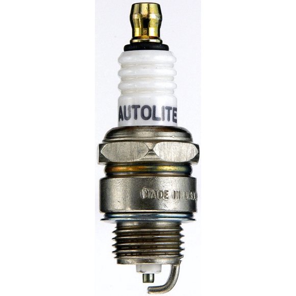 Autolite Spark Plugs Spark Plug 2976 Non Resistor Copper; OE Replacement; 3/8 Inch Thread Reach; Without Resistor; Copper; With Loose Terminal; For Outdoor Power Equipment; Mid Projection Tip; Single