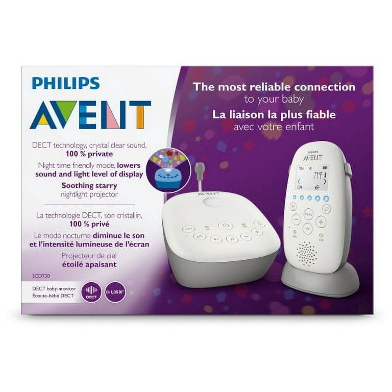 PHILIPS AVENT DECT SCD580 DECT BABYPHONE & STARRY LIGHT - BABY