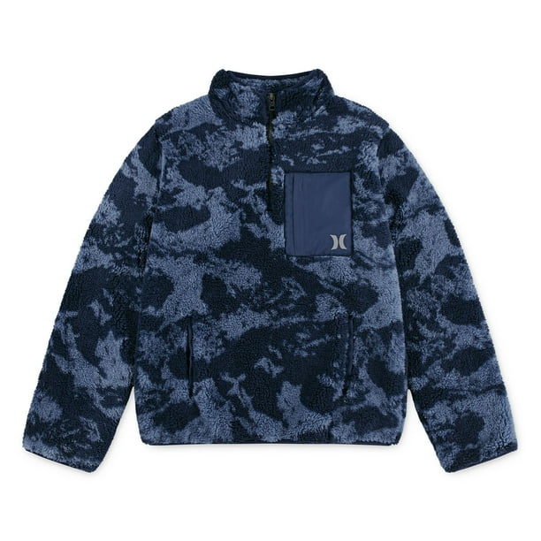Hurley Boys Sherpa Quarter Zip Pullover - Samsclub.com