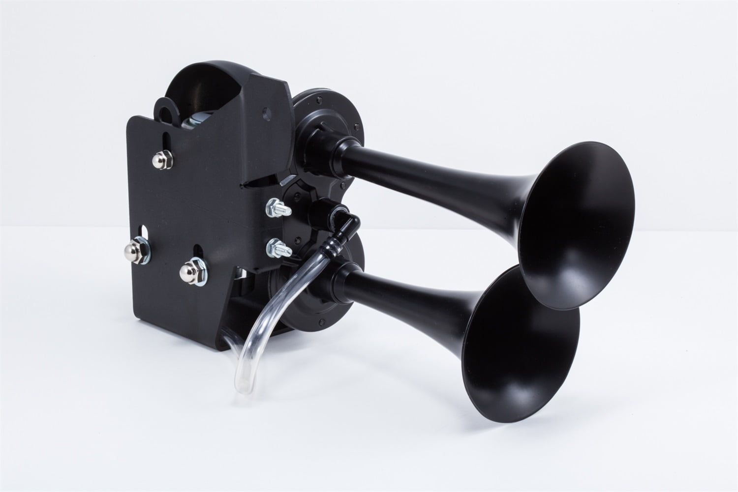 Kleinn Horns HOGKIT-1 Bolt-On Chrome Dual Air Horn System For Harley Davidson