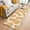 Gold, Mustard, White, variant on Round Area Rugs 3.3Ft, Yellow Pineapple Washable Rug for Nursery, Home Office, Reading Room. Summer Botanical Tropical Fruits Non Slip Area Rugs Low Pile Carpet for Home Decor