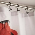 thumbnail image 2 of Bouclair Noir Ensemble de 12 Crochets pour Rideau de Douche, 2 of 2