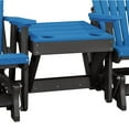 thumbnail image 2 of Bed Bath & Beyond Resin Patio Furniture Set with Gliders and Table, Black & Blue, 2 of 6