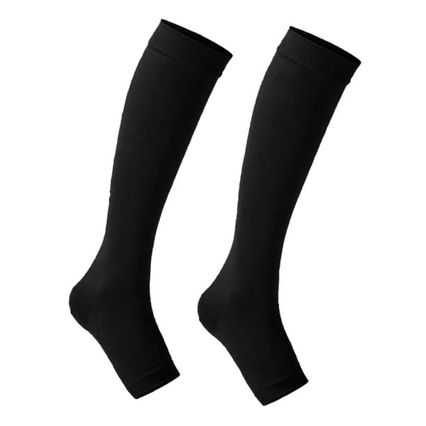 Calcetines de compresión para mujeres y hombres. Calcetines de compresión de nailon que favorecen la circulación. SG
