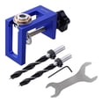thumbnail image 2 of Localizador de guía de perforación para puerta de gabinete, ajustable con llave, plantilla de Hardware para gabinete Con 2 bits, 2 of 8