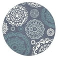 thumbnail image 3 of Alfresco Teal/Denim 8'10" x 12'10" Cottage Indoor/Outdoor Rectangle Area Rug, 3 of 4